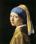 Jan Vermeer Head of a Young Woman Norge oil painting reproduction